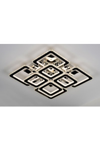 Светодиодная хрустальная люстра SVLIGHT LED 2910/4+4 270W 2.4G 3000-6000K+пульт